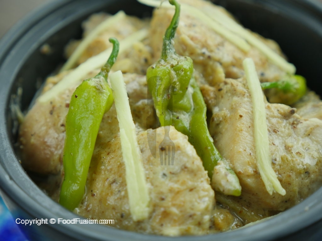 Chicken White Karahi Food Fusion