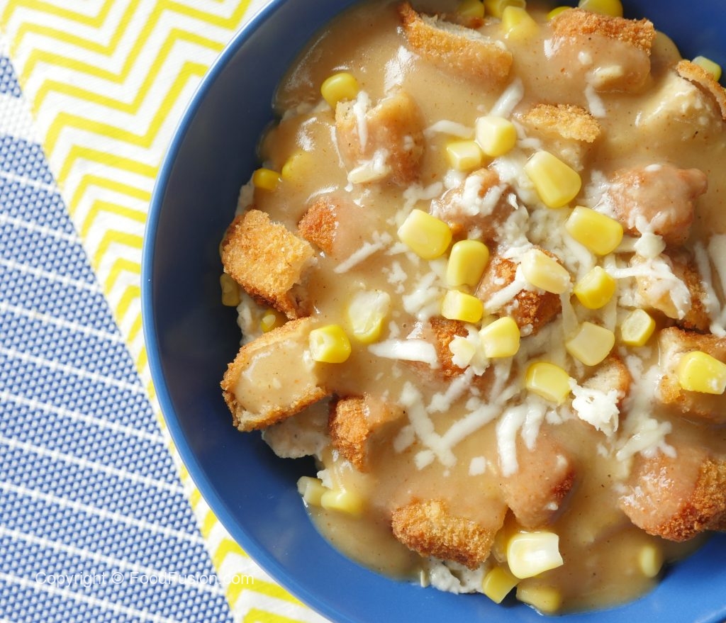 Garlic Mashed potatoes & Chicken Nuggets bowl – Food Fusion