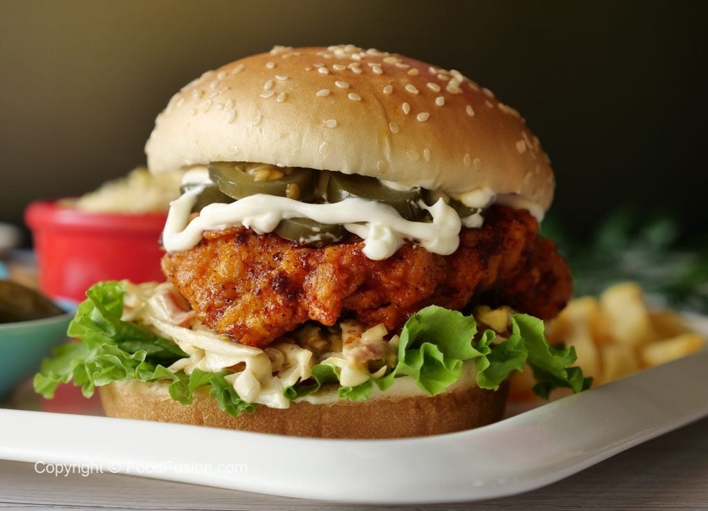 Nashville Hot Chicken Burger – Food Fusion
