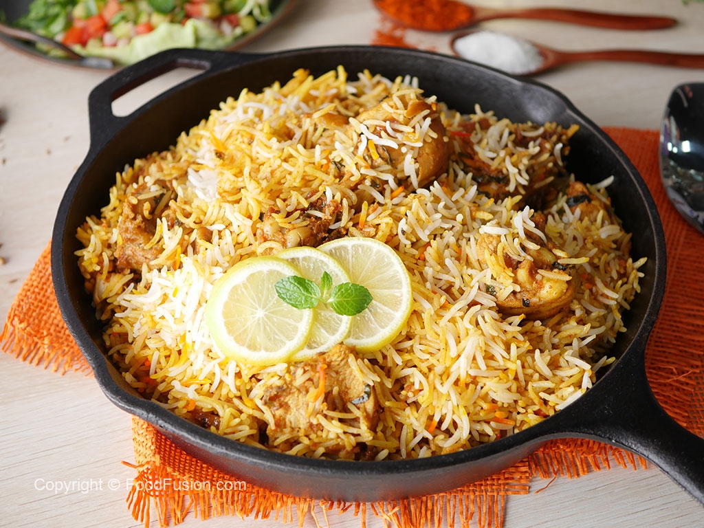 Bawarchi Style Chicken Biryani – Food Fusion