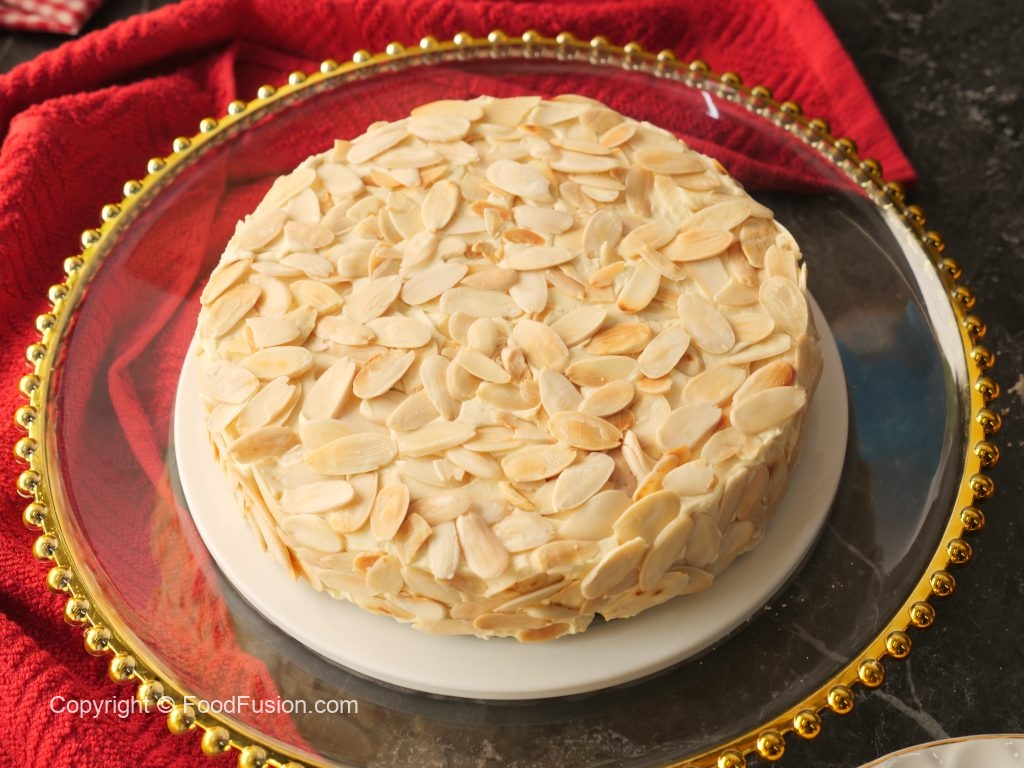 Easy Almond Cake  Swedish Visiting Cake - Paint The Kitchen Red