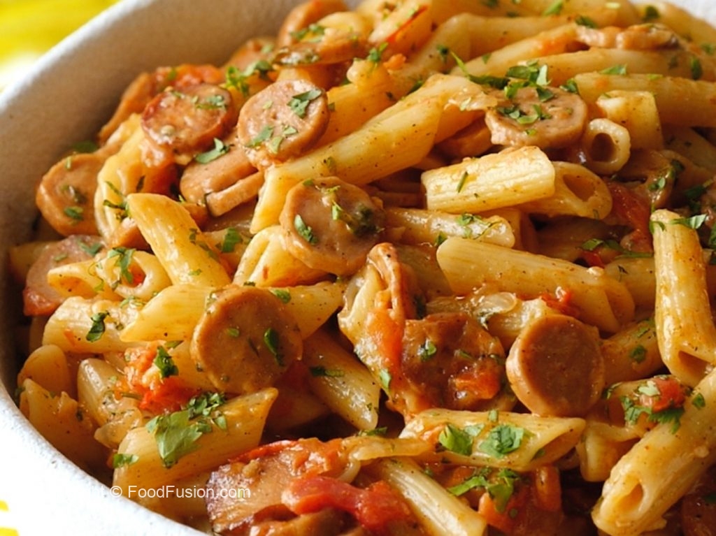Penne pasta With Sausages – Food Fusion - Pakistani's No 1 Quick Recipe Platform