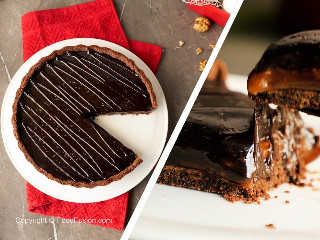 Chocolate & Salted Caramel pie – Food Fusion - Pakistani's No 1 Quick Recipe Platform