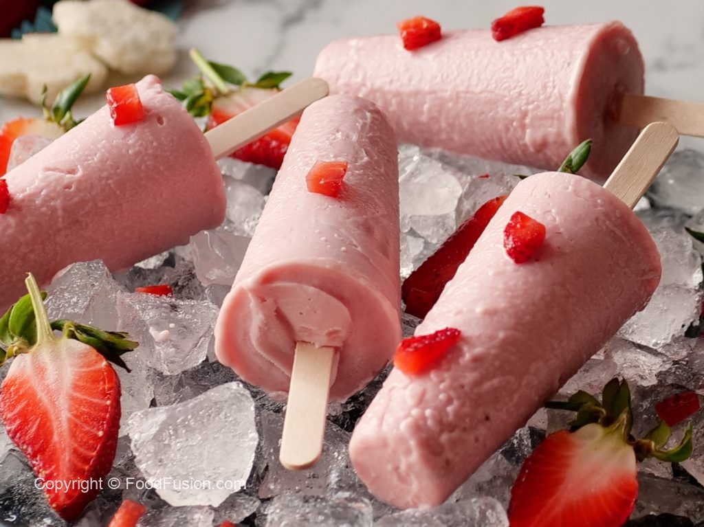 Strawberry Kulfi – Food Fusion