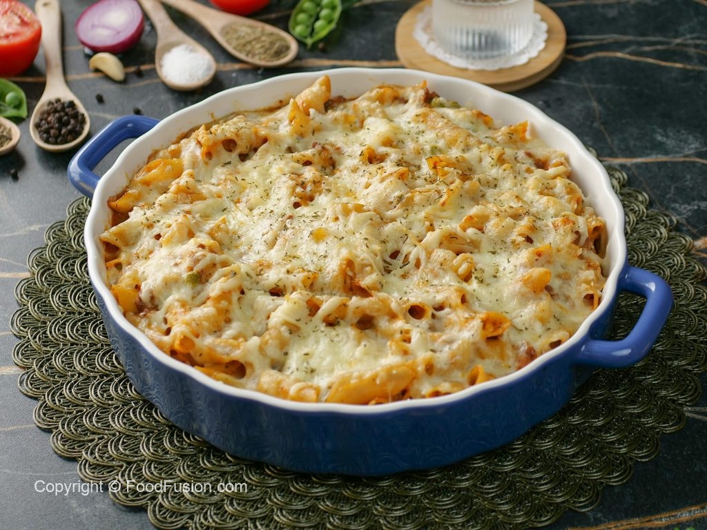 Cheesy Beef Pasta Casserole – Food Fusion