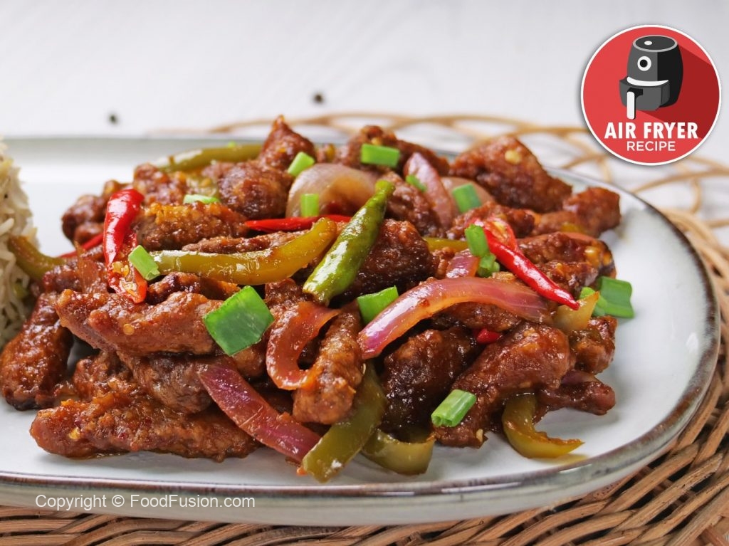 Crispy Beef Chilli in Air Fryer – Food Fusion