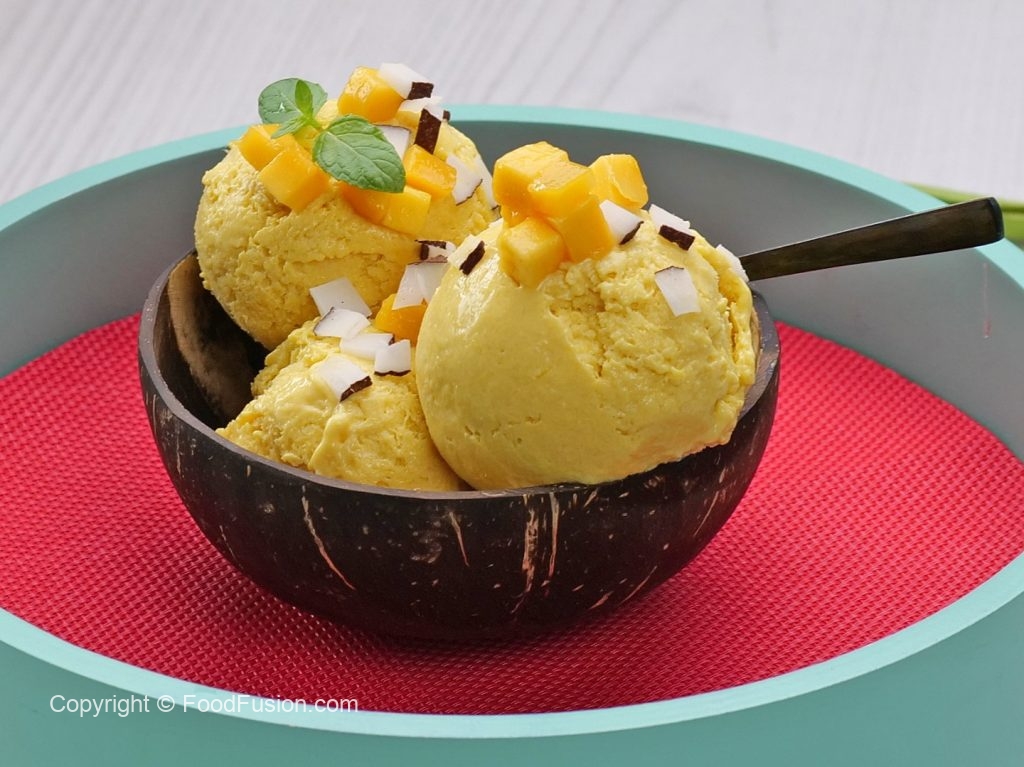 Mango Coconut Ice cream – Food Fusion - Pakistani's No 1 Quick Recipe Platform