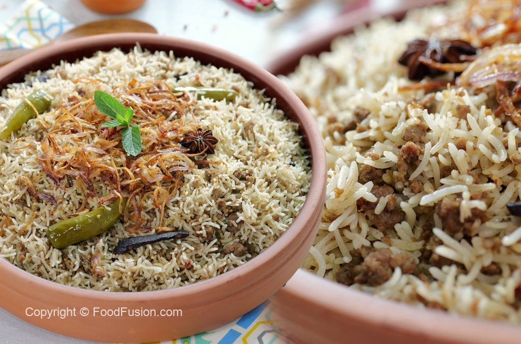 Qeema Pulao made with Falak Rice (Purana Chawal) – Food Fusion