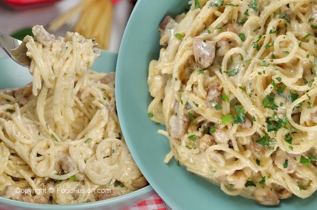 Creamy Carbonara Spaghetti – Food Fusion - Pakistani's No 1 Quick Recipe Platform